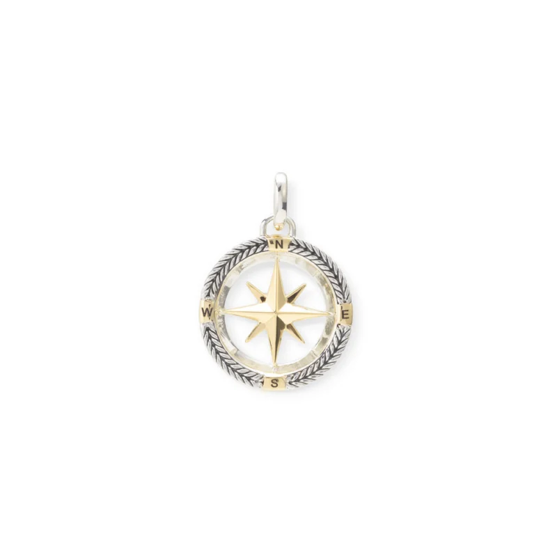 Buddha to Buddha Anhänger Compass Bicolor