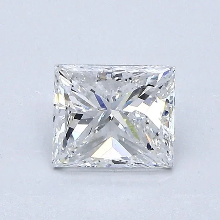 1 Carat Princess - Natural Diamond - 0.95 - D - VS1 - G - VG - f - Diamonds By Rothschild