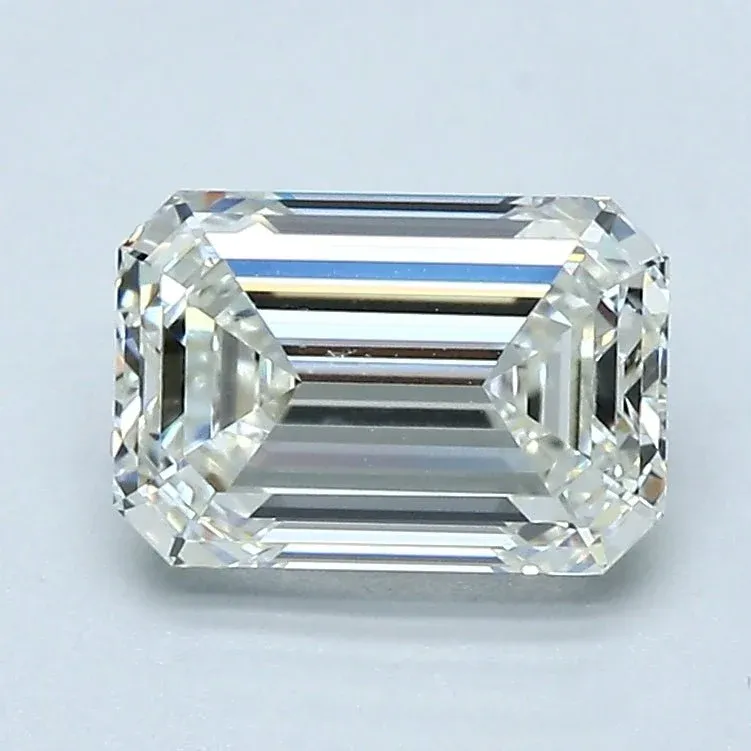1.5 Carat Emerald - Natural Diamond - 1.52 - J - VS2 - EX - EX - Diamonds By Rothschild