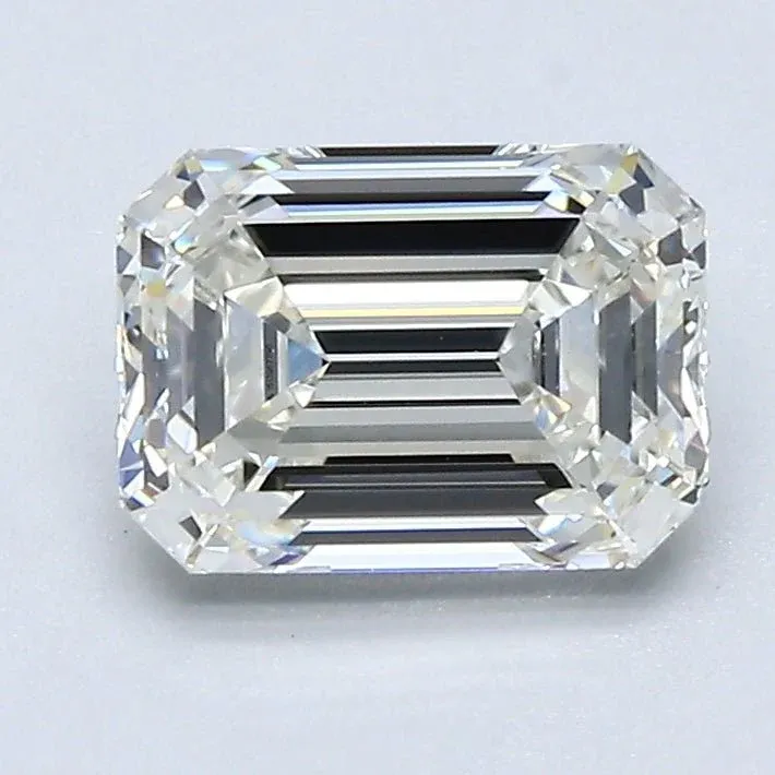 1.5 Carat Emerald - Natural Diamond - 1.52 - J - VVS1 - VG - EX - EX - Diamonds By Rothschild