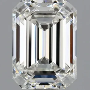 1.5 Carat Emerald - Natural Diamond - 1.54 - F - VVS2 - EX - EX - Diamonds By Rothschild