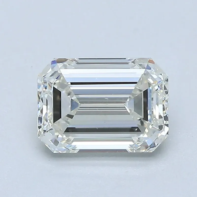 1.5 Carat Emerald - Natural Diamond - 1.7 - H - VS2 - EX - EX - EX - Diamonds By Rothschild
