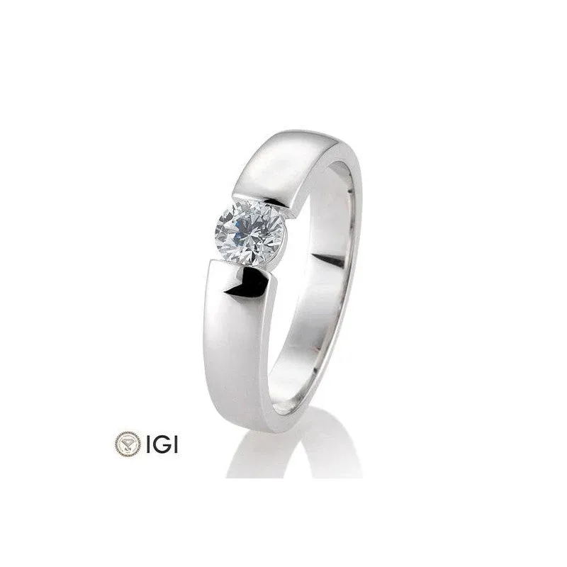 Breuning 18 Karat Gold Verlobungsring Spann mit Diamant - 41/85904