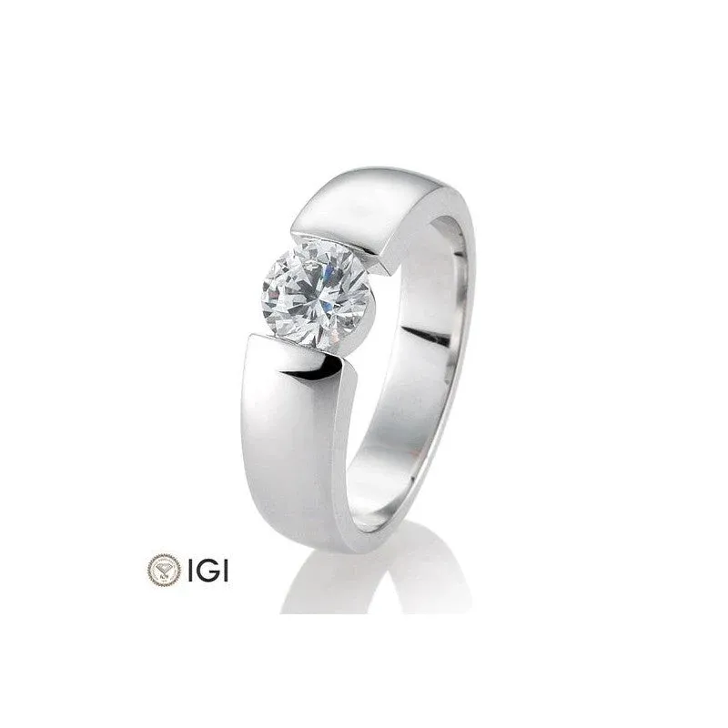 Breuning 18 Karat Gold Verlobungsring Spann mit Diamant - 41/85990