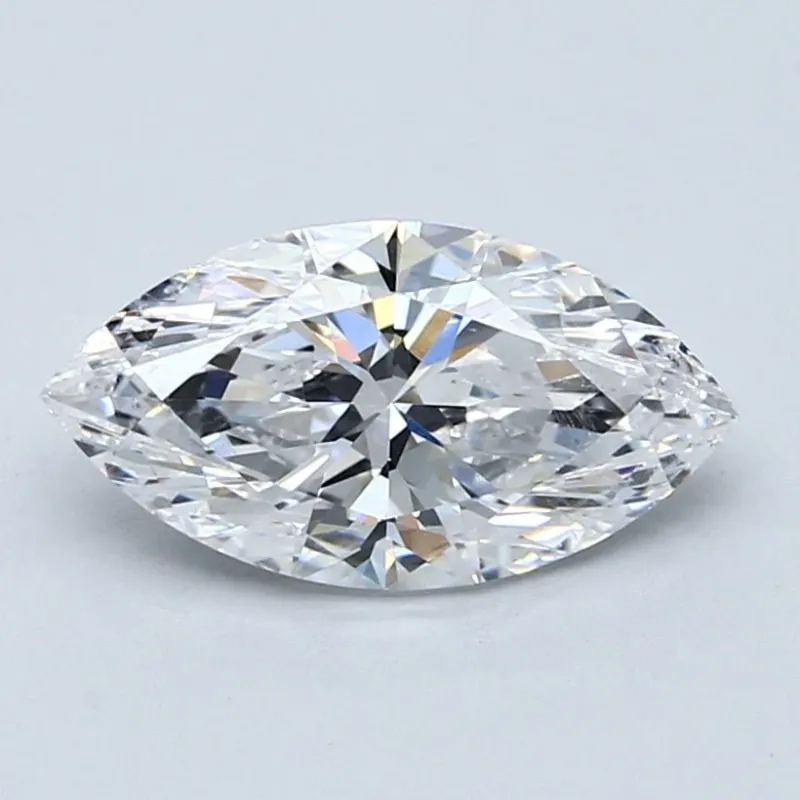2 Carat Marquise - Natural Diamond - 2.01 - D - SI2 - VG - EX - VG - Diamonds By Rothschild