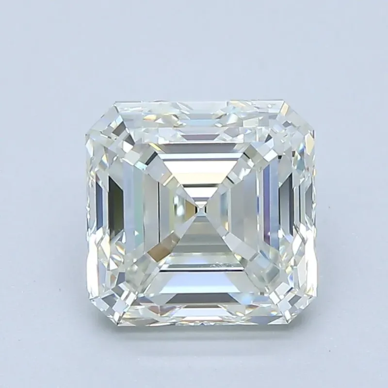 2.5 Carat Asscher - Natural Diamond - 2.52 - J - VVS2 - EX - EX - EX - Diamonds By Rothschild