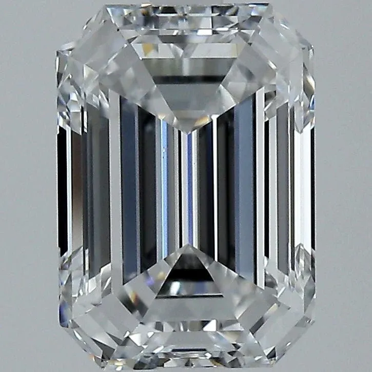 2.5 Carat Emerald - Natural Diamond - 2.4 - D - VS1 - VG - EX - VG - Diamonds By Rothschild