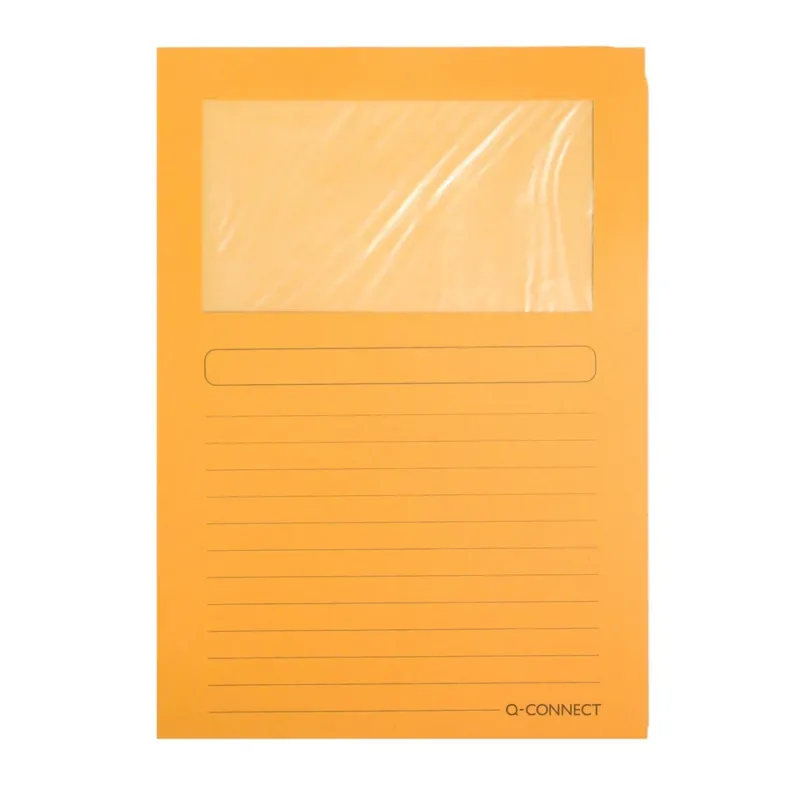 Q-CONNECT Umlaufmappe, A4, Pappe, orange
