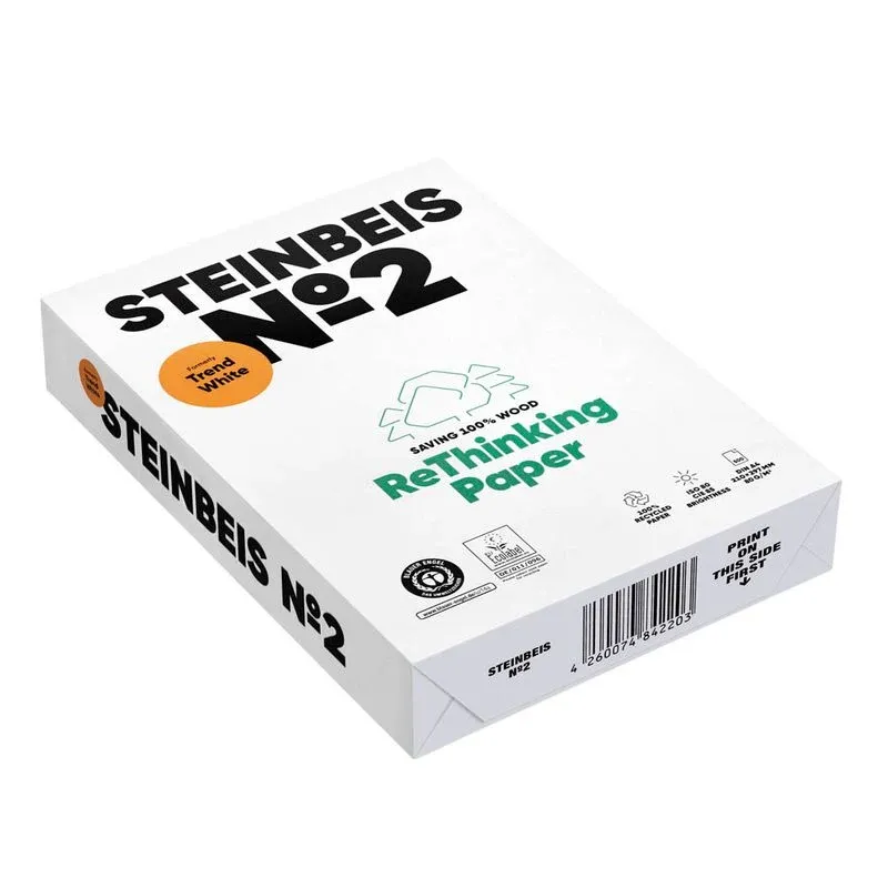 STEINBEIS Recyclingpapier No.2 DIN A4 80 g/qm 500 Blatt
