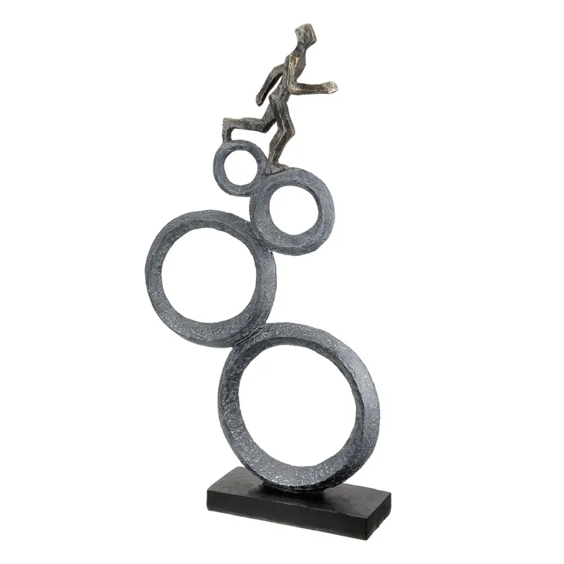 Skulptur – Antik Finish, Läufer Motiv, Moderne Kunst - Running | Gilde