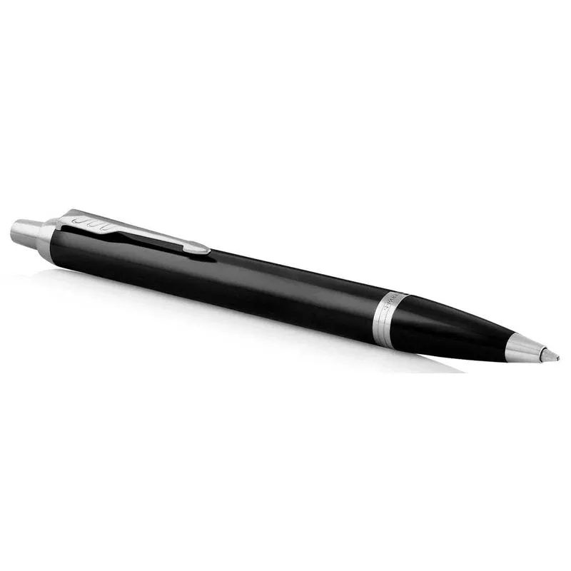 PARKER Kugelschreiber IM Black Lacquer schwarz, Schreibfarbe: blau, 1 St.