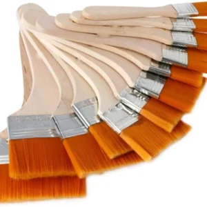 12 Art Paint Brushes Assorted Sized Nylon