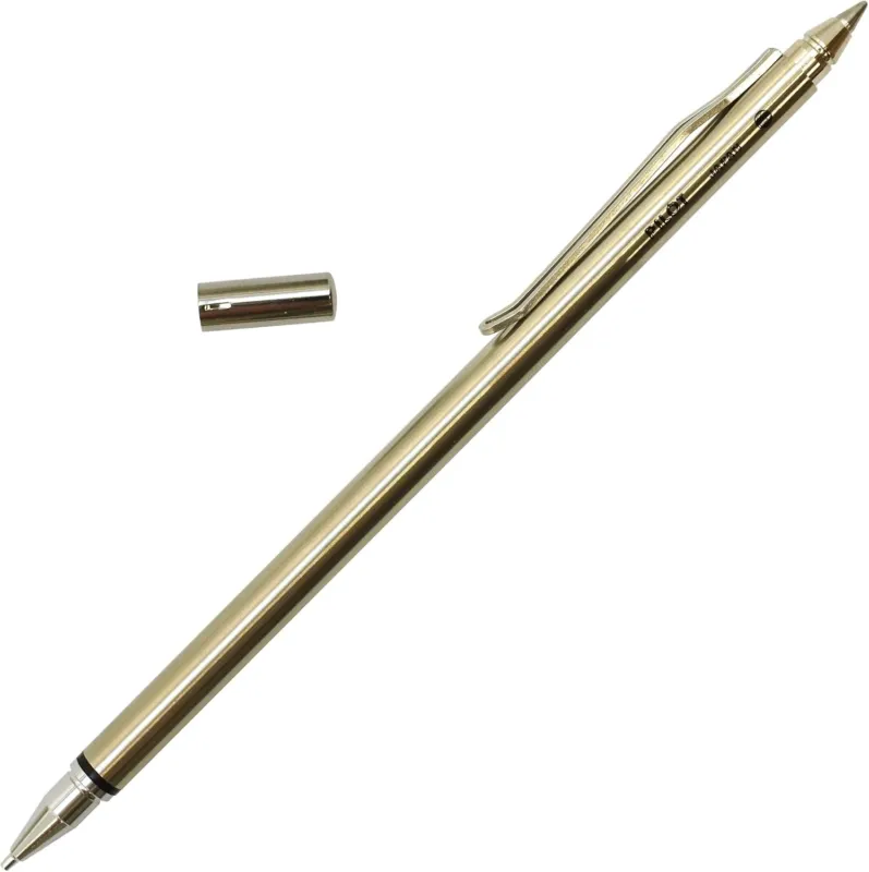 Pilot Birdy Stainless Steel Multi-Function Pen | 0.7mm Ballpoint + 0.5mm Pencil | 111mm | Japan