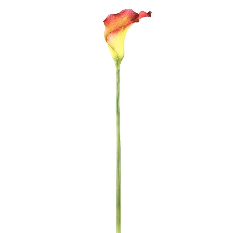 Lilienblume - Orange Gelbe Calla Lilie Spray, Schaumstoff, Handgefertigt | PTMD
