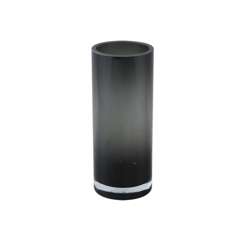 Vase – Schlichtes Design, Runde Form, Glas Material, Schwarz, L – Tammara | PTMD