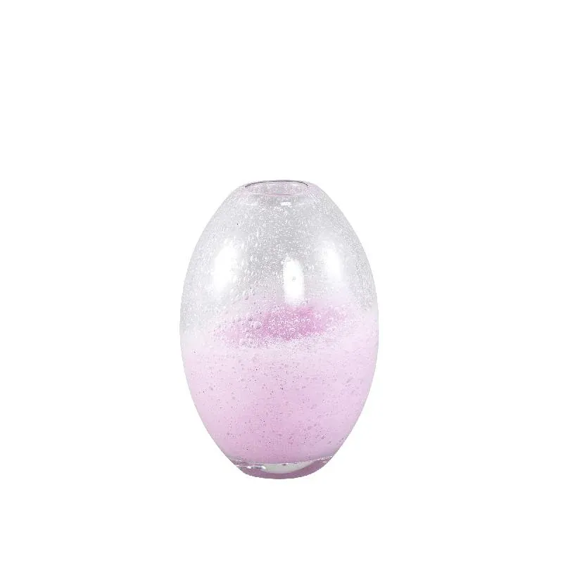 Vase – Bauchige Form, Glas Material, Lila, Hoch – Enrikas | PTMD