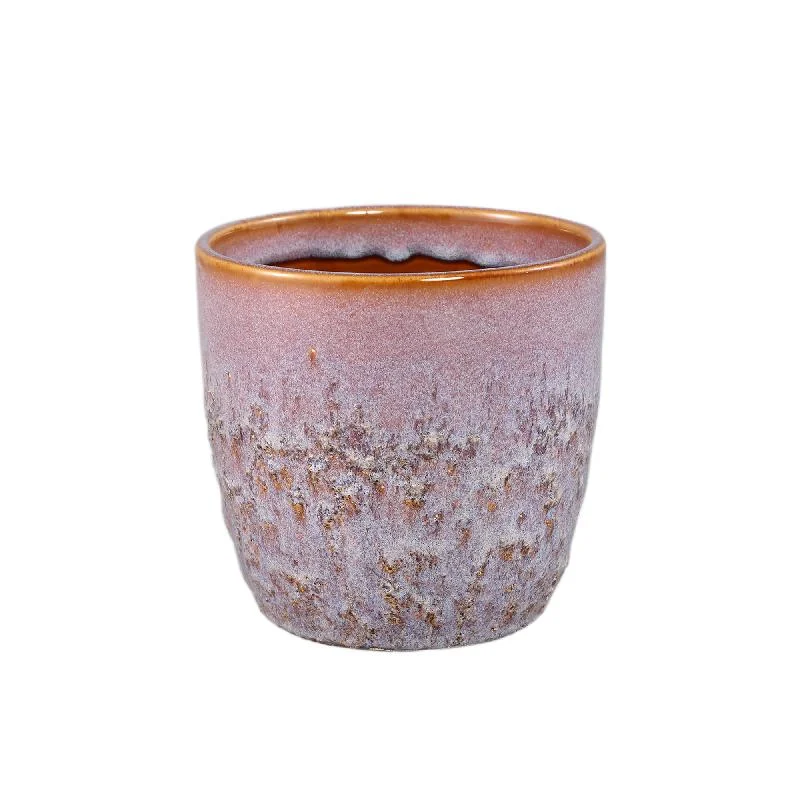 Blumentopf - Keramik, Runde Form, Bauchige Form, Rosa, M - Harper | PTMD