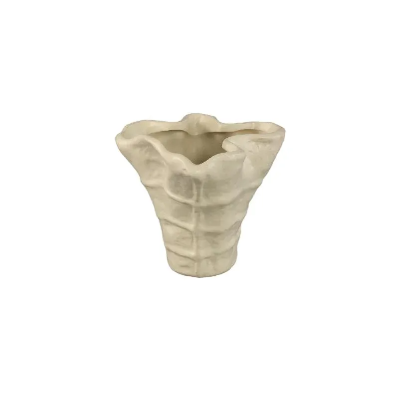 Topf – Wellenform, Keramik Material, Matte Oberfläche, S – Reff | PTMD