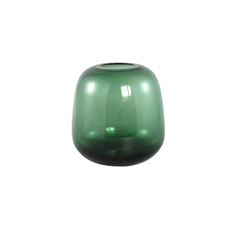 Vase – Runde Form, Glas Material, Grün, L – Mexx | PTMD