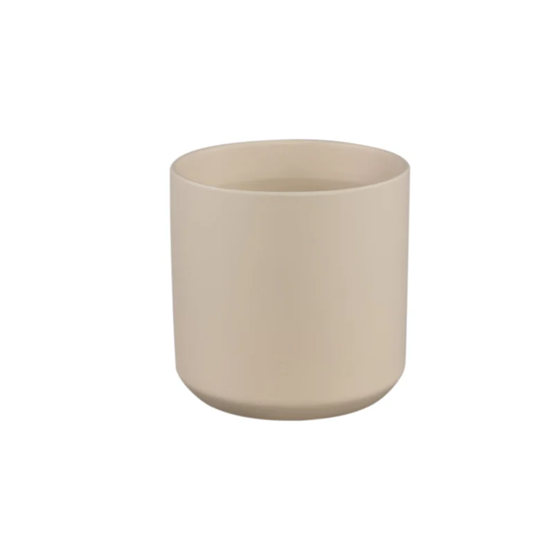 Blumentopf – Creme Oberfläche, Runde Form, Keramik Material, XL – Fatima | PTMD
