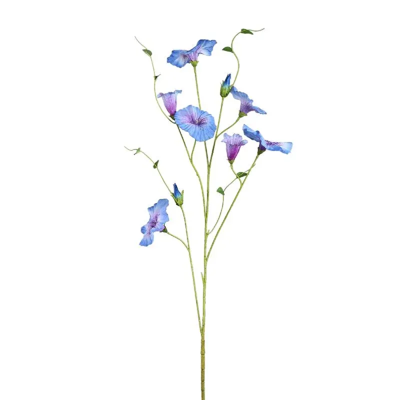 Gartenblume - Blaue Prunkwinde Spray, Polyesterstoff, Halbhändig gefertigt | PTMD