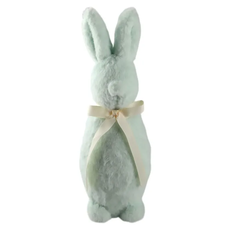 Deko Osterhase mit Schleife Mint 41 cm Dekohase Osterdeko Deko Ostern