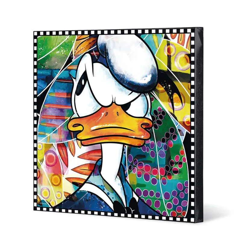 Wandbild – Pop Art, Leinwand Druck, Charakter Motiv - Donald Duck | Gilde