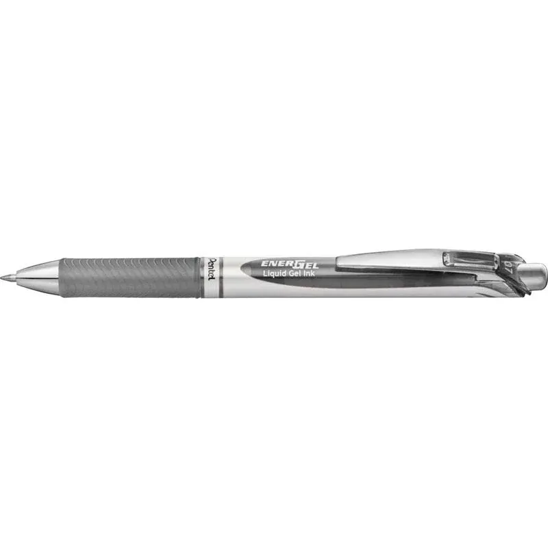 Pentel EnerGel BL77 Gelschreiber 0,35 mm, Schreibfarbe: grau, 1 St.