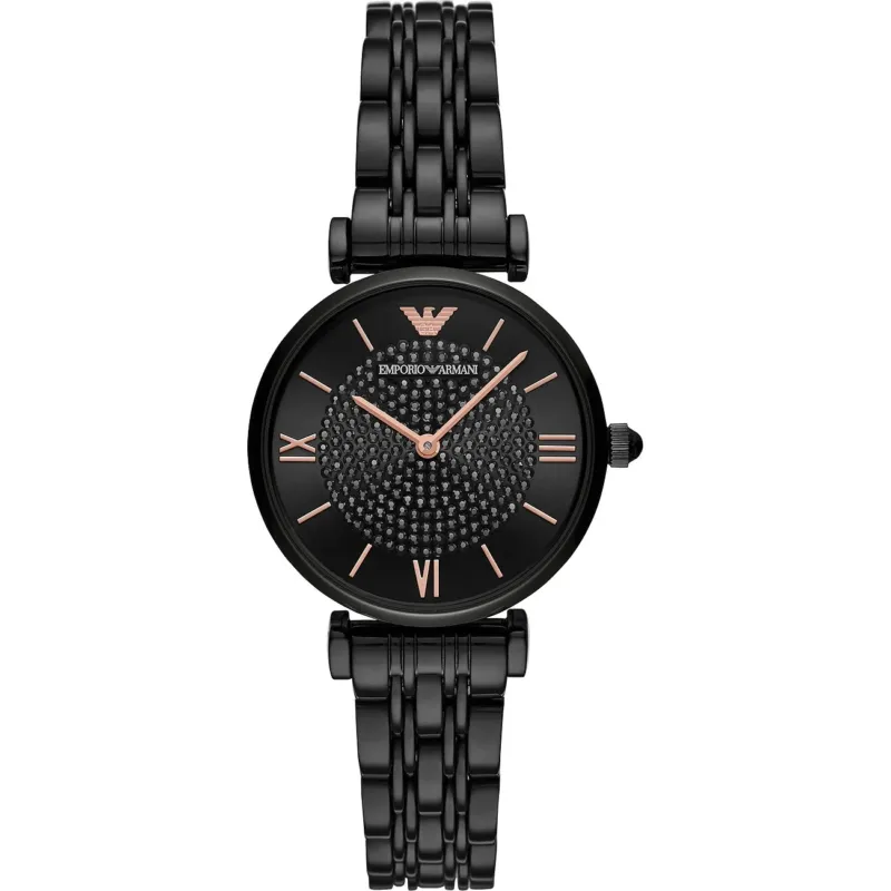 Emporio Armani Chronograph Edelstahl Damenuhr - AR11245