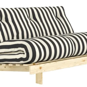 Schlafsofa ROOTS 140 Bold Stripes Sofa Kiefer massiv unbehandelt, Karup