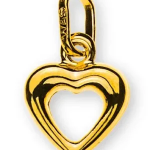 Anhänger Herz offen Gelbgold 750 7x7mm