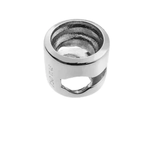 Anhänger Solitär Rohling Zargenfassung Weissgold 750 für 0.50 ct.