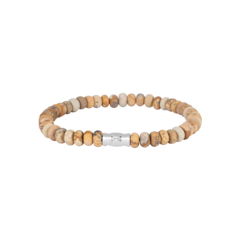AZE Jewellery Herrenarmband Mount Wood Oval Braun
