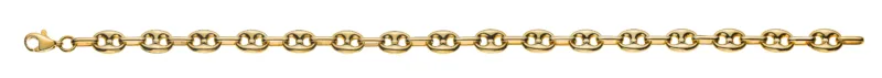 Armband Schiffanker Gelbgold 750 poliert 6mm 19cm