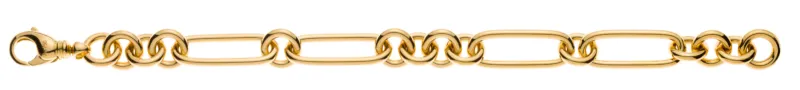 Armband Gelbgold 750 poliert Fantasiemuster 20cm