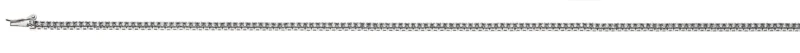 Collier Tennis Weissgold 750 mit Brillanten 1.52 ct. 42cm
