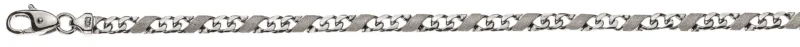 Armband Carrera poliert satiniert Weissgold 750 ca. 4,0mm