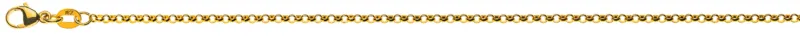 Collier Erbskette Gelbgold 750 ca. 2.0mm