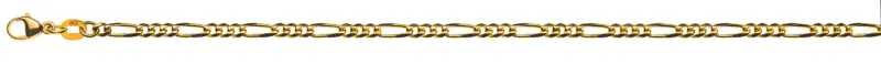 Armband Figaro Gelbgold 750 ca. 2.9 mm