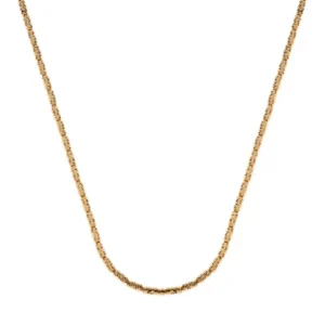 Collier Tubegeschliffen Gelbgold 750 45cm