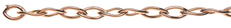 Armband Navette Rotgold 750 verdreht 21cm