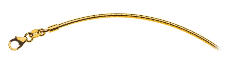 Collier Omega Gelbgold 750 ca. 1.8 mm