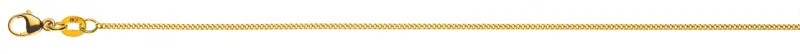 Collier Panzerkette geschliffen Gelbgold 750 ca. 1.2mm