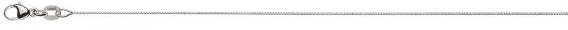 Collier Venezianer diamantiert Weissgold 750 0.6mm