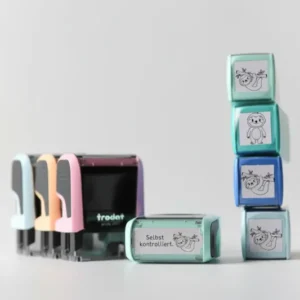Stempel Faultier - Schulstempel (20x20mm)