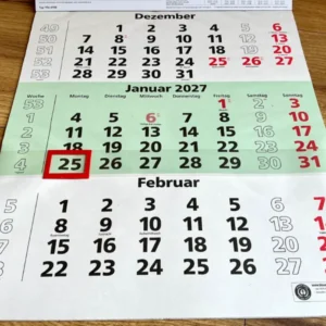 Dreimonatskalender Zettler recycelt 2027