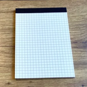 Notizblock kariert A6 50Bl. Recyclingpapier
