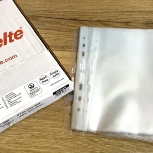Prospekthüllen A5 recycelt 100St Esselte genarbt