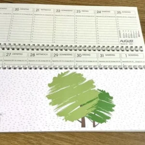 Tischkalender quer 2024 RC („Grüner Baum“)