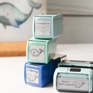 Stempel Wal - Schulstempel (20x20mm)